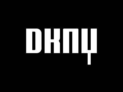 DKNY rebranding art brand branding creative design graphic design illustration india logo logo design logomark logowalla minimal minimalist simple typography vector
