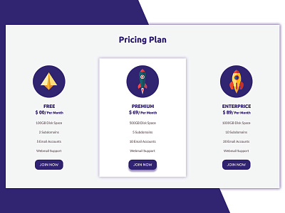 Pricing Plan plan plan section price section pricing pricing plan