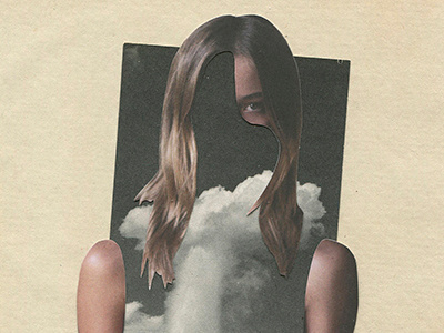 Vulnerable analogue collage cut paste surrealism vintage