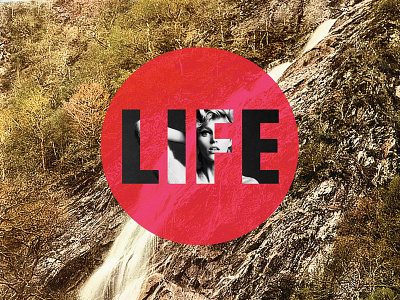 Lust for Life collage graphic design illustration photomontage surrealism typography vintage