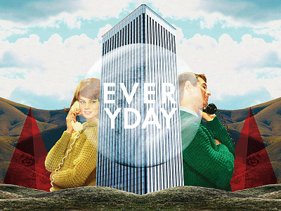 Everyday collage future illustration surrealism vintage