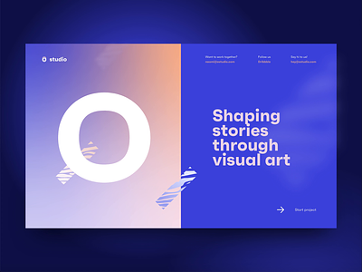 Creative agency preview page adobe xd animation banner design blur bold colorful creative creative agency gif gif animated homepage interface landing minimal transition transitions typography ui vibrant website
