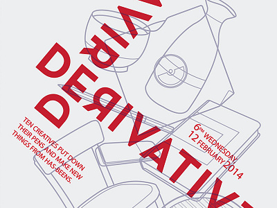 Derivatives exhibition poster exhibition poster