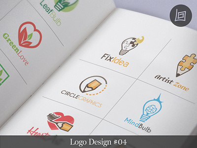 Logo Design 04 art branding cartoons comics graphic design humor illustration logo design minimalist portfolio presentation professional graphics