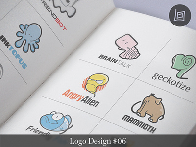 Logo Design 06 art branding cartoons comics graphic design humor illustration logo design minimalist portfolio presentation professional graphics