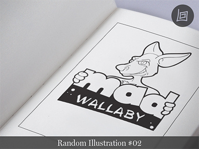 Wallaby Illustration #02