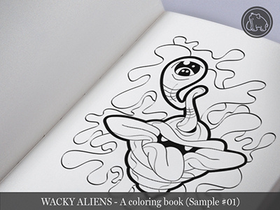 Wacky Aliens - A coloring book / Preview 01