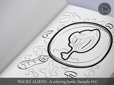 Wacky Aliens - A coloring book / Preview 11