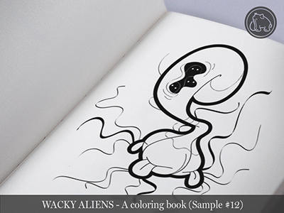 Wacky Aliens - A coloring book / Preview 12