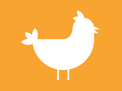 chicken chicken flat icon mark