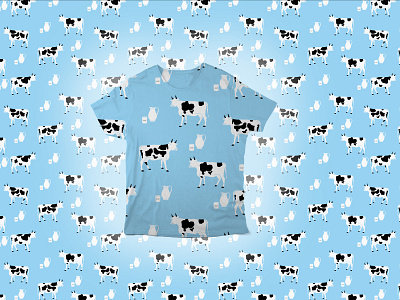 Farm Animal Pattern - Cows clothes farm animals illustration pattern pattern design seamless seamless pattern surface pattern