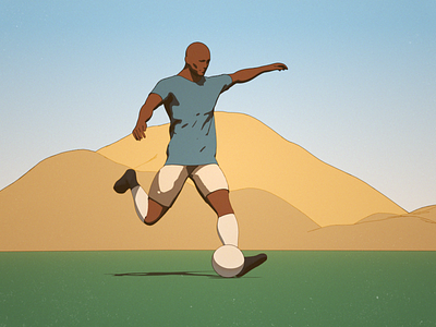 golazo #2 3d c4d cinema 4d football illustration light motion design motion graphics soccer sports texture