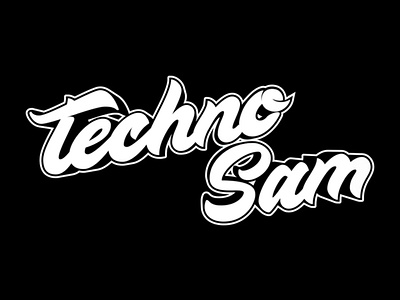 Techno Sam hand lettering illustrator lettering logo logotype procreate