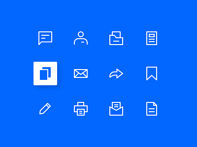 Document Icon Outline app design icon icon app illustrator ui ux web