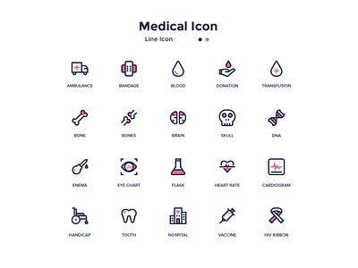 Medical Icon app icon ui ux