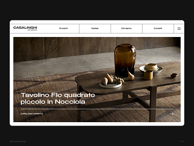 #007 Сasalinghi baturindesign design minimal product design ui ux web website