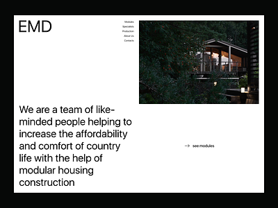 Modular housing construction baturindesign concept design dribbble house minimal modul ui ux web webdesign
