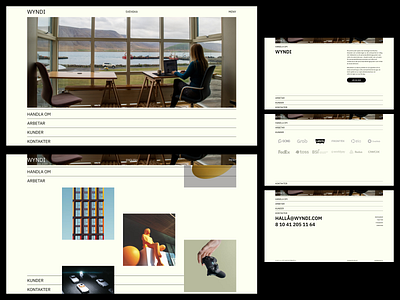 #029 WYNDI baturindesign concept design minimal ui ux web webdesign