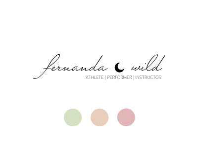 Fernanda Wild Logo brand brand identity design graphicdesign illustrator logo logo design logotype personal brand vector