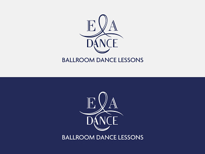 E&A Dance Logo ballroom ballroom dance graphic design logo logo design