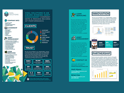 A4 PDF Company Sell Sheet a4 a4 brochure abstract abstract mark blue brand brochure flat flyer innovative minimal pdf sell sell sheet vector