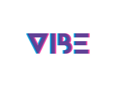 VIBE Logo Design abstract mark app blue brand branding design flat icon identity logo logo design typography ui ux vector vibration web wordmark