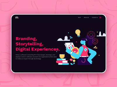 Design Studio Landing page