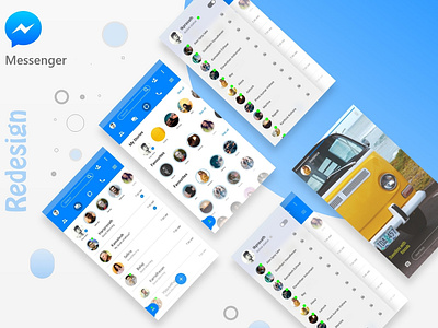 facebook messenger Redesign