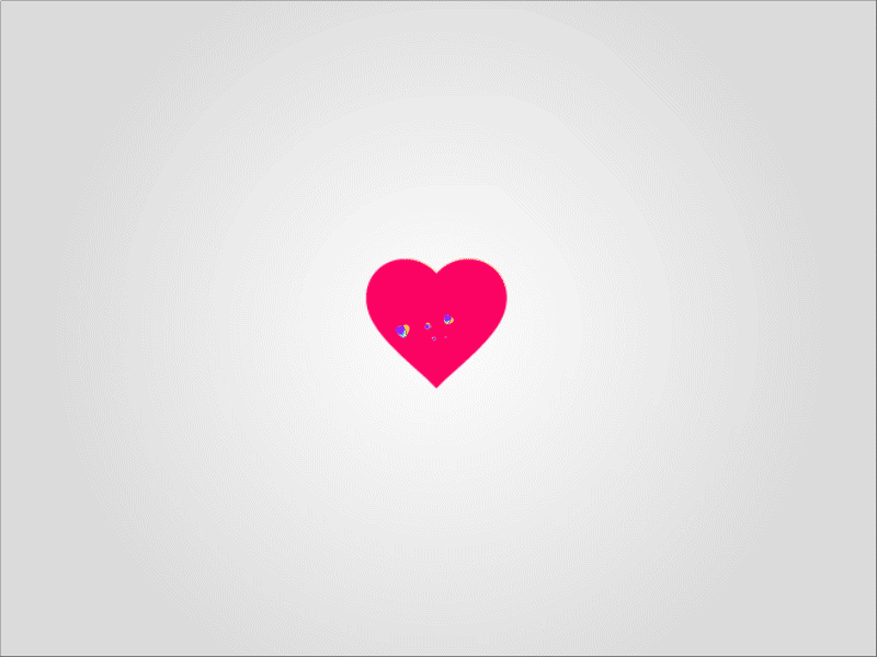 Heart Button Animation - Press L ❤️ after effect illustration