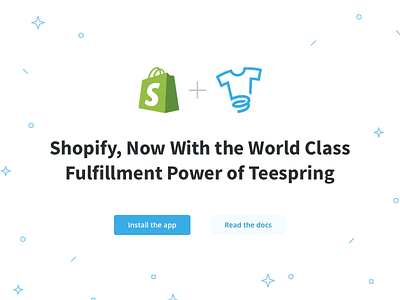 Teespring Fulfillment App app confetti fulfillment shopify store teespring