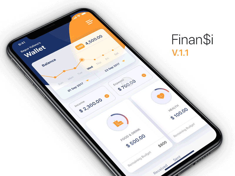 Finansi V.1.1 app bank banking crypto currency face id finance financial money pay wallet