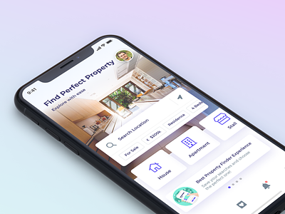 Oemah Finder apartment app directory explorer figma find home house ios kit listing location mobile property search stall ui ux