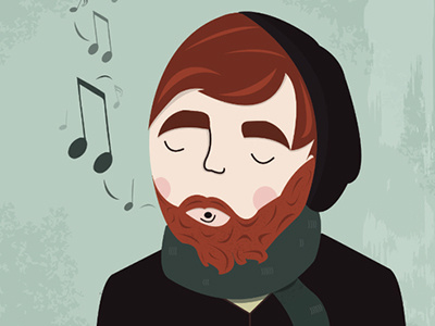 Whistling Man beard hipster man music whistle