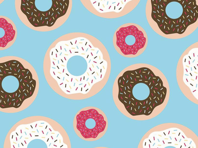 Donut Pattern donut food pattern