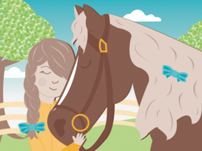 Best Friends book childrens girl horse