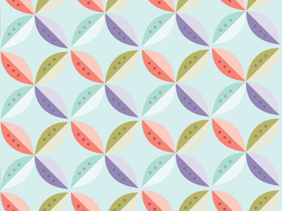 Retro Pattern pastel pattern shapes