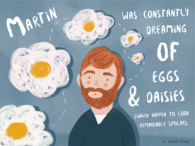 Egg & Daisy Dreams child book children design editorial food illustration portrait
