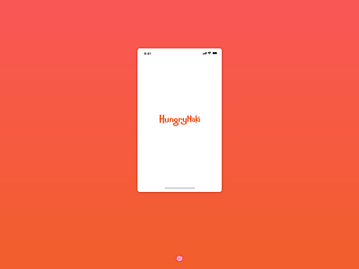 HungryNaki Restaurant App Splash Screen