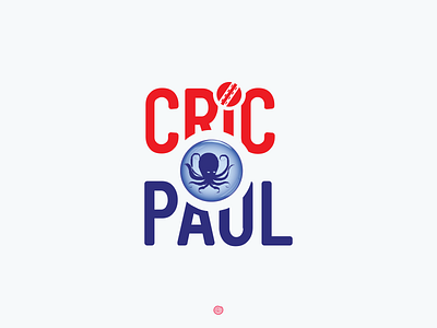 CricPaul Logo brand brand identity branding clean design cricket design icon illustration logo logomark octopus sports logo typography