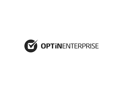 Optin Enterprise logo design branding graphic design illustration logo