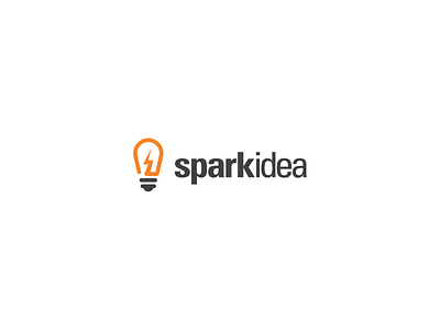 SparkIdea Logo design branding design grapgic design idea logo logo spark logo