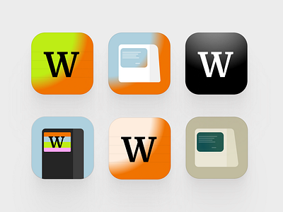 WordProcessor – Words have many faces app logo figma icon icon design interface design logo ui uidesign vector