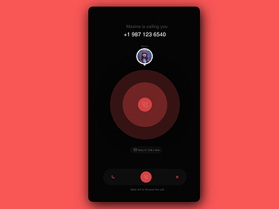 Incoming Call Designs Themes Templates And Downloadable Graphic Elements On Dribbble