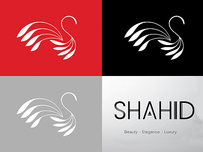 Shahid identitydesign logo makeupartist wordmark