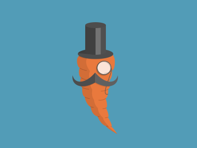 Aristocarrot carrot doodle