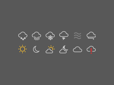 elementary Weather Icons elementary icon symbolic weather