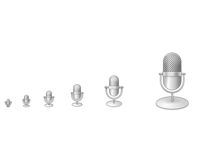 Microphone Icon elementary icon inkscape