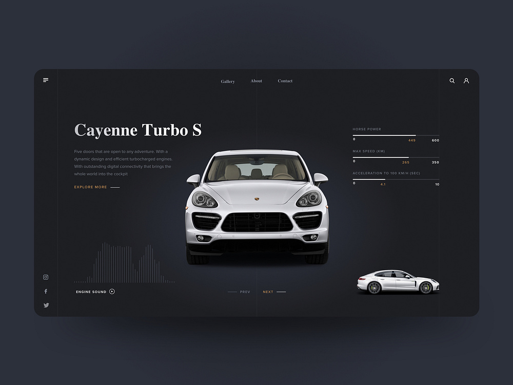 Porsche Cayenne - UI Concept by Vladyslav Germash for Step To Dream on ...