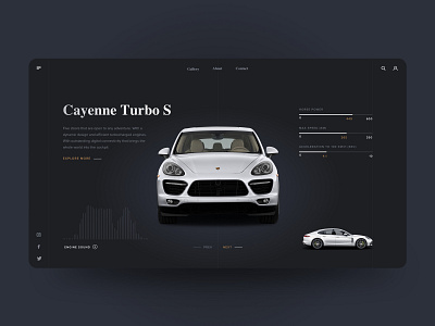 Porsche Cayenne - UI Concept