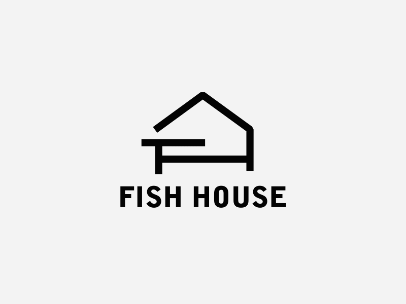 Fish House Logo aftereffects graphic design logo motion